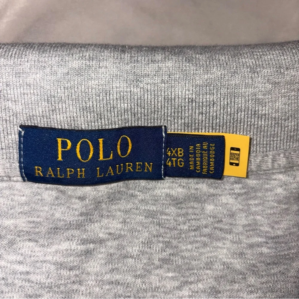 POLO RALPH LAUREN Lot Of 2 Mens 4XB Classic Fit Polo Gray Flesh Pony Soft Cotton